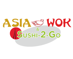 Asia Wok & Sushi 2 Go logo.
